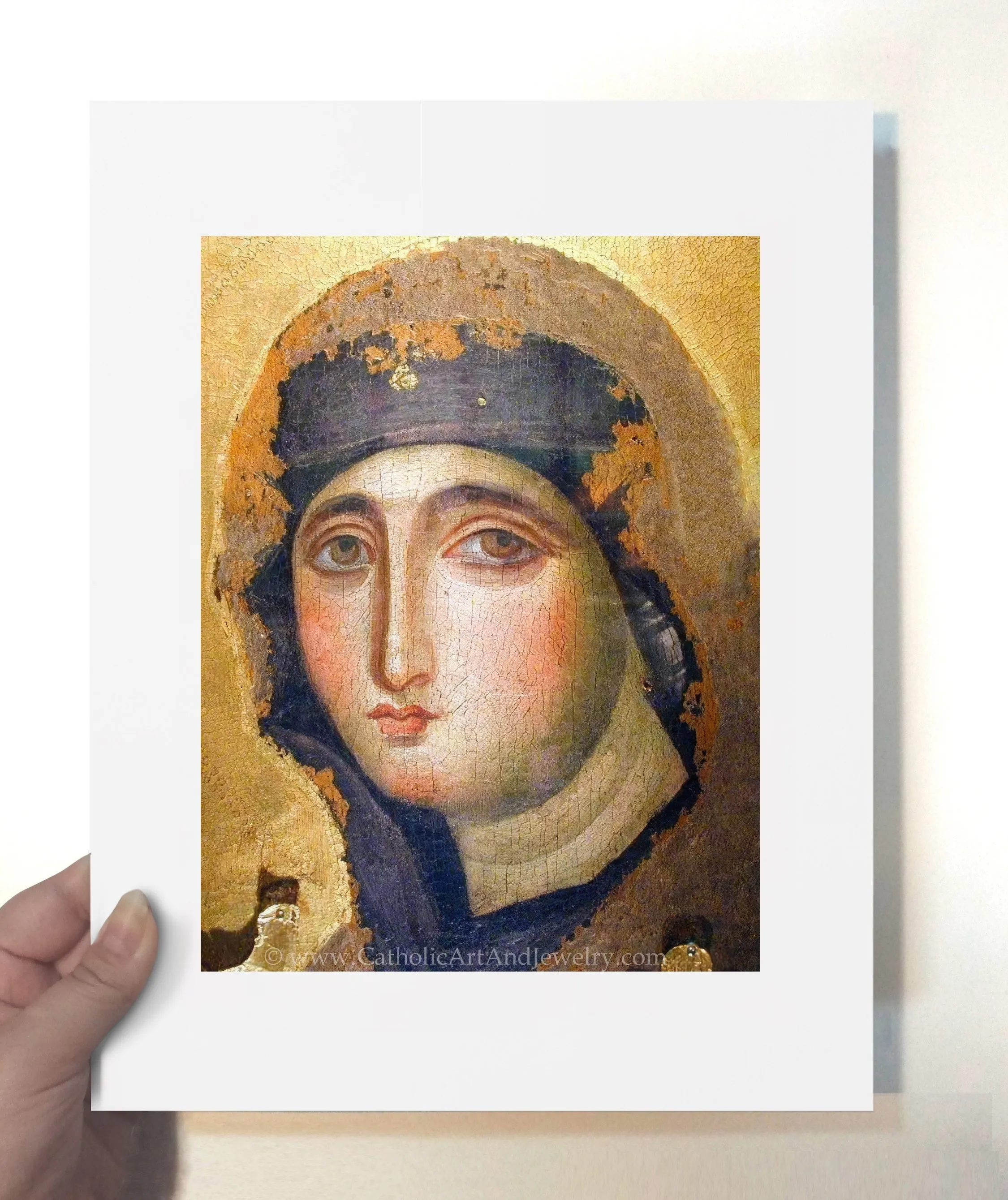 Oldest Icon of Mary in Rome – Advocata Nostra – New to Our Shop! – Catholic Art – Catholic Gift – Archival Quality