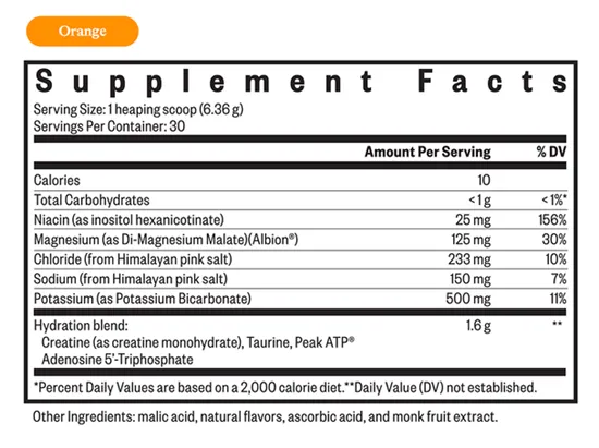 Optimal Electrolyte Orange