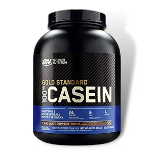 Optimum Nutrition 100% Casein Protein (3.97 Lbs) Chocolate Supreme EXP Jun 2026