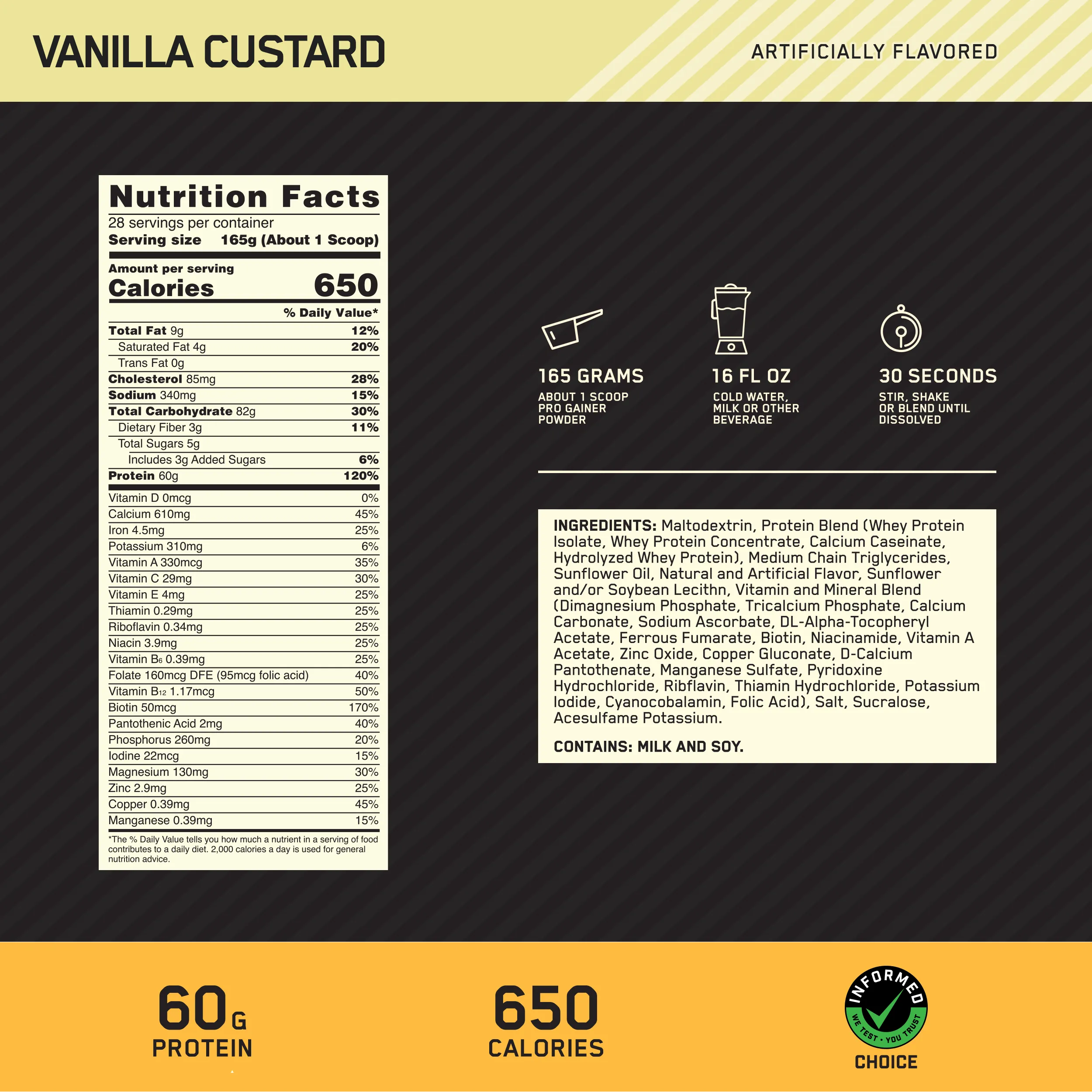 Optimum Nutrition Gold Standard Pro Gainer Protein