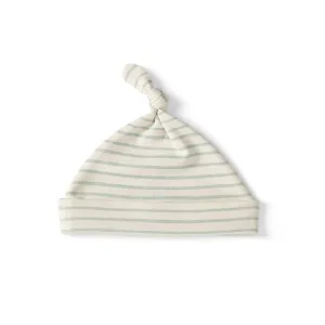 Organic Knot Hat - sea