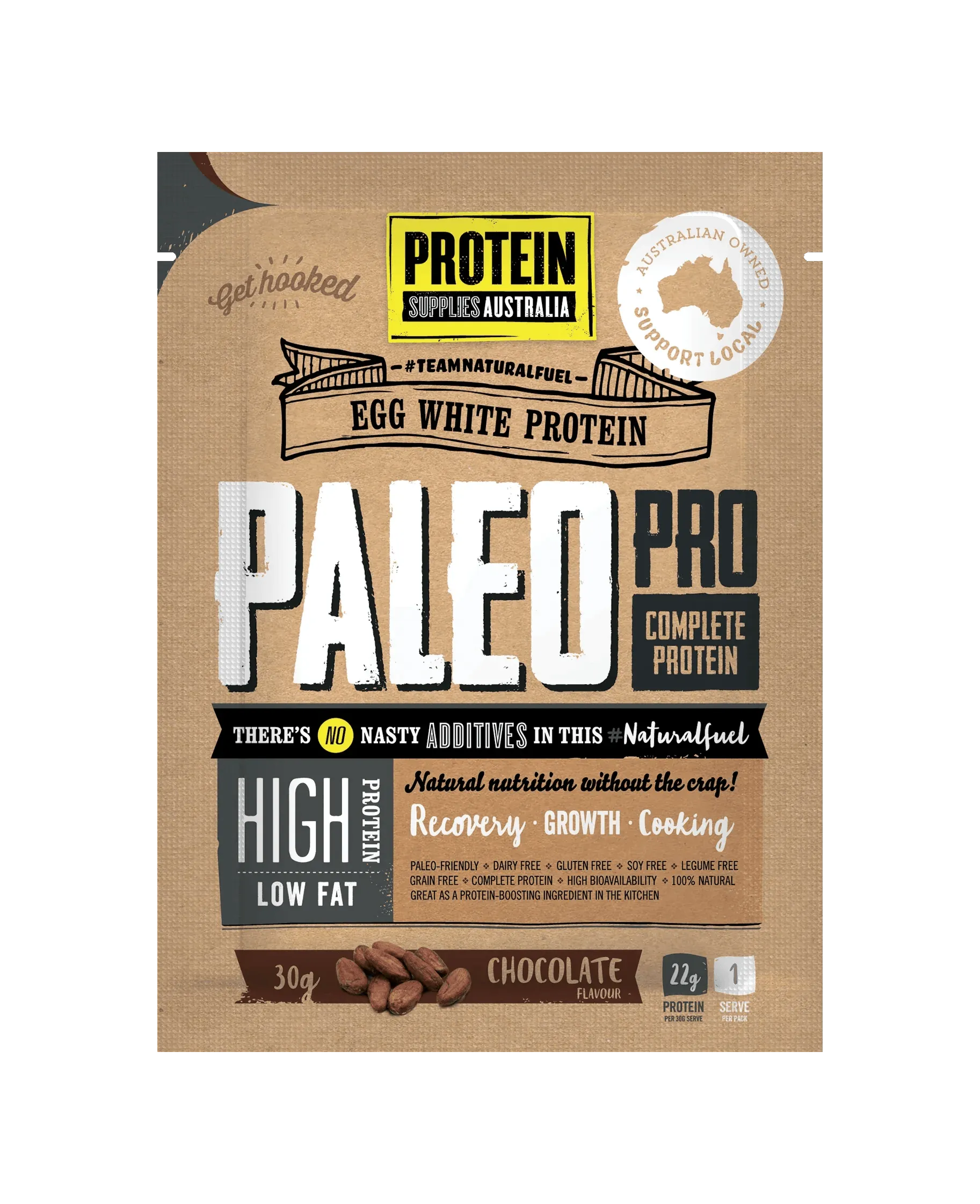 Paleo Pro Chocolate Egg White Protein - 900g