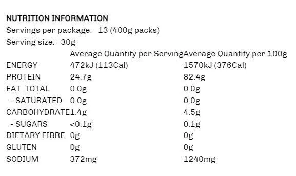 Paleo Pro Pure Egg White Protein - 400g