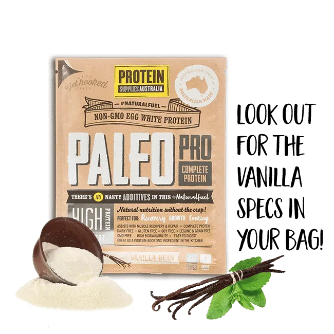 Paleo Pro Vanilla Bean Egg White Protein - 400g