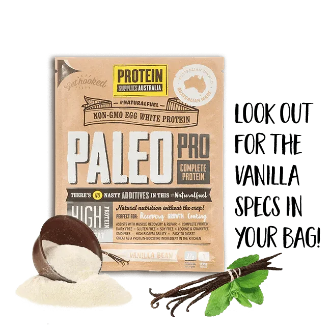 Paleo Pro Vanilla Bean Egg White Protein - 900g