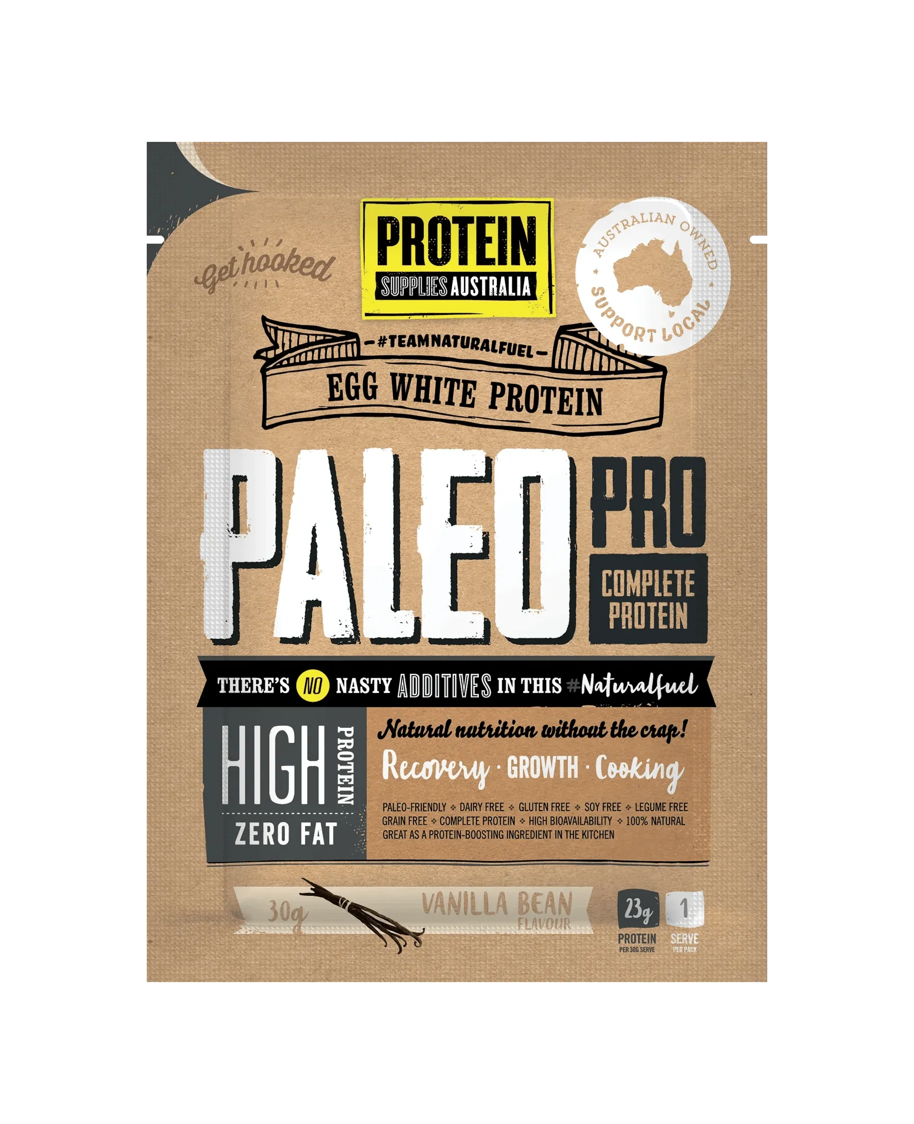 Paleo Pro Vanilla Bean Egg White Protein - 900g