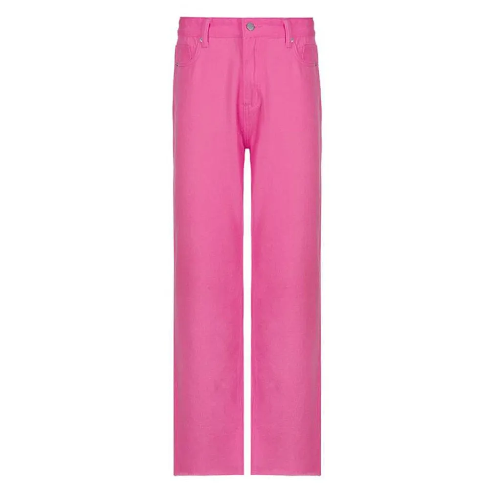Pantalon Large Vintage Femme