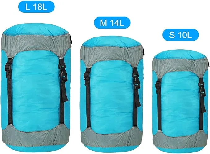 PATIKIL Compression Stuff Sack, Waterproof Portable Compression Sack for Backpacking Camping