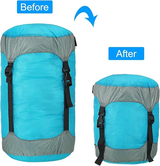 PATIKIL Compression Stuff Sack, Waterproof Portable Compression Sack for Backpacking Camping