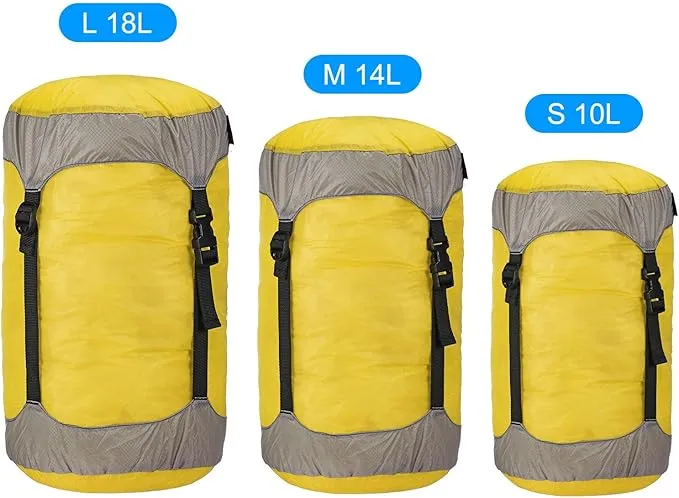 PATIKIL Compression Stuff Sack, Waterproof Portable Compression Sack for Backpacking Camping