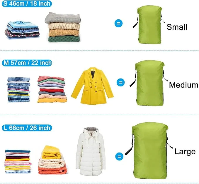 PATIKIL Compression Stuff Sack, Waterproof Sleeping Bag Storage Sack for Backpacking Camping