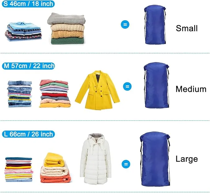 PATIKIL Compression Stuff Sack, Waterproof Sleeping Bag Storage Sack for Backpacking Camping