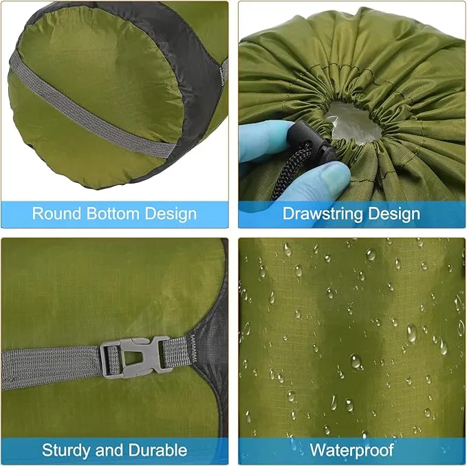 PATIKIL Compression Stuff Sack, Waterproof Sleeping Bag Storage Sack