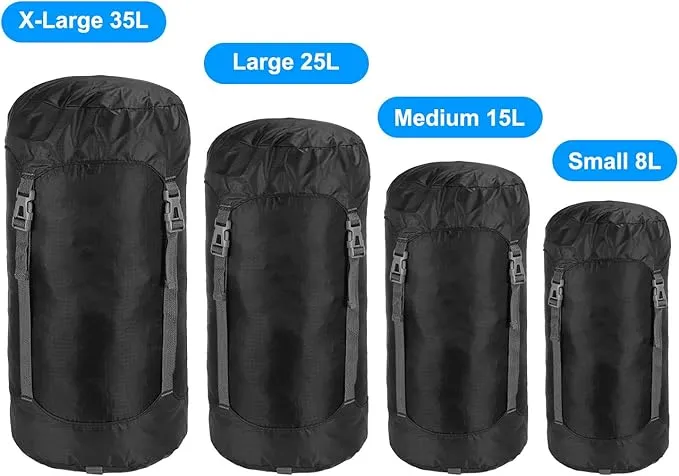 PATIKIL Compression Stuff Sack, Waterproof Sleeping Bag Storage Sack