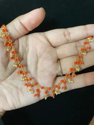 Pearl-Coral Delicate Necklace