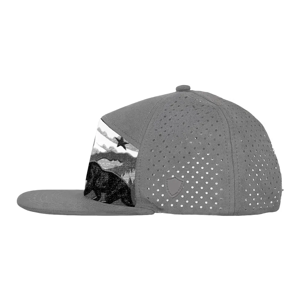 Performance Flat Bill Snapback | Golden State Stealth | Dark Grey