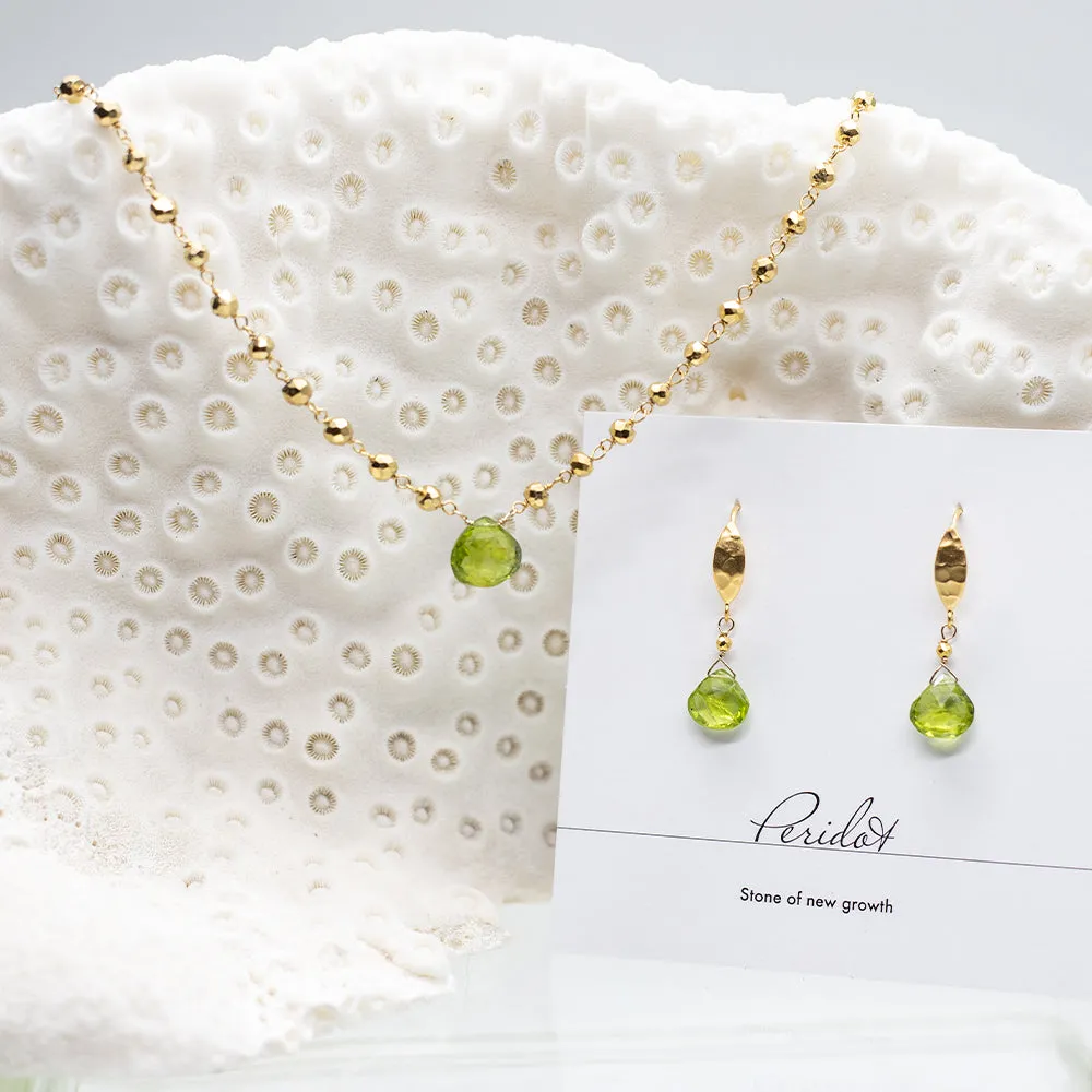 Peridot Monarch Earrings