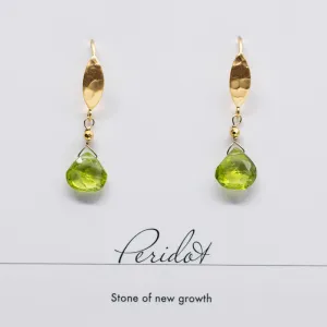 Peridot Monarch Earrings