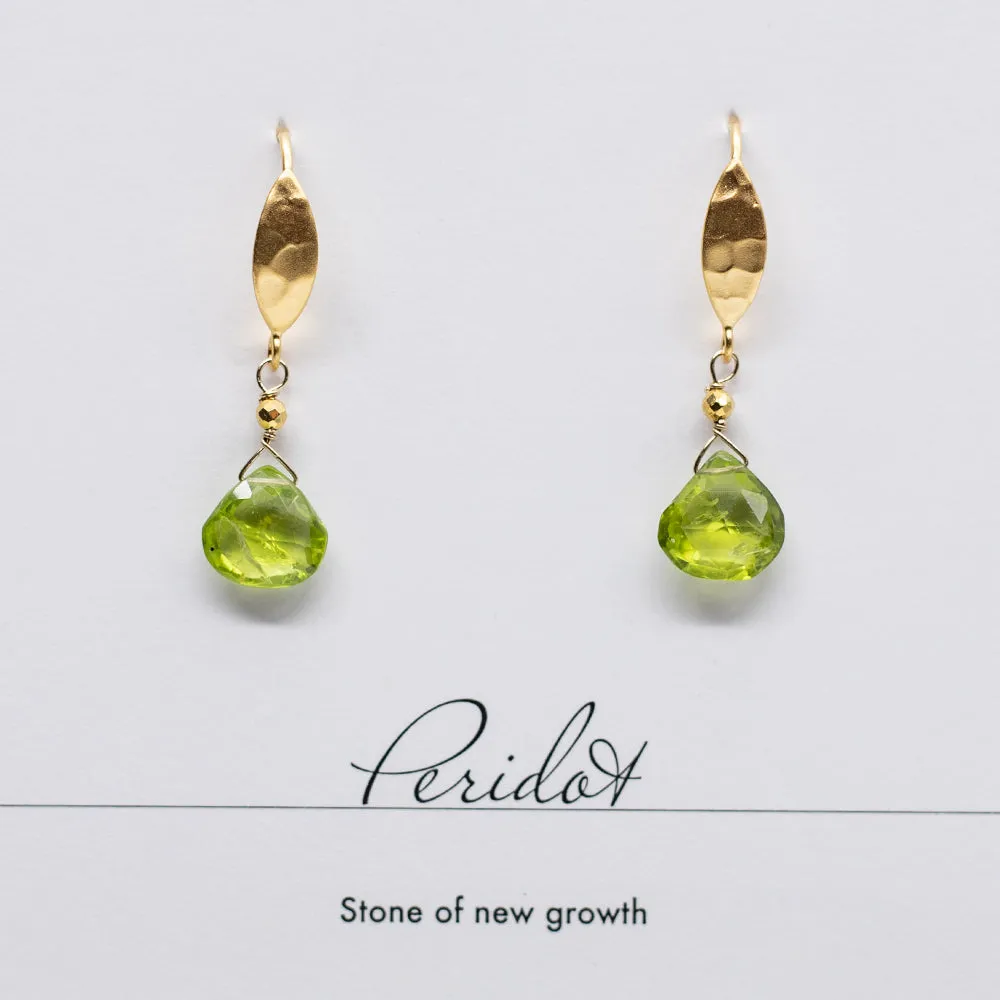 Peridot Monarch Earrings