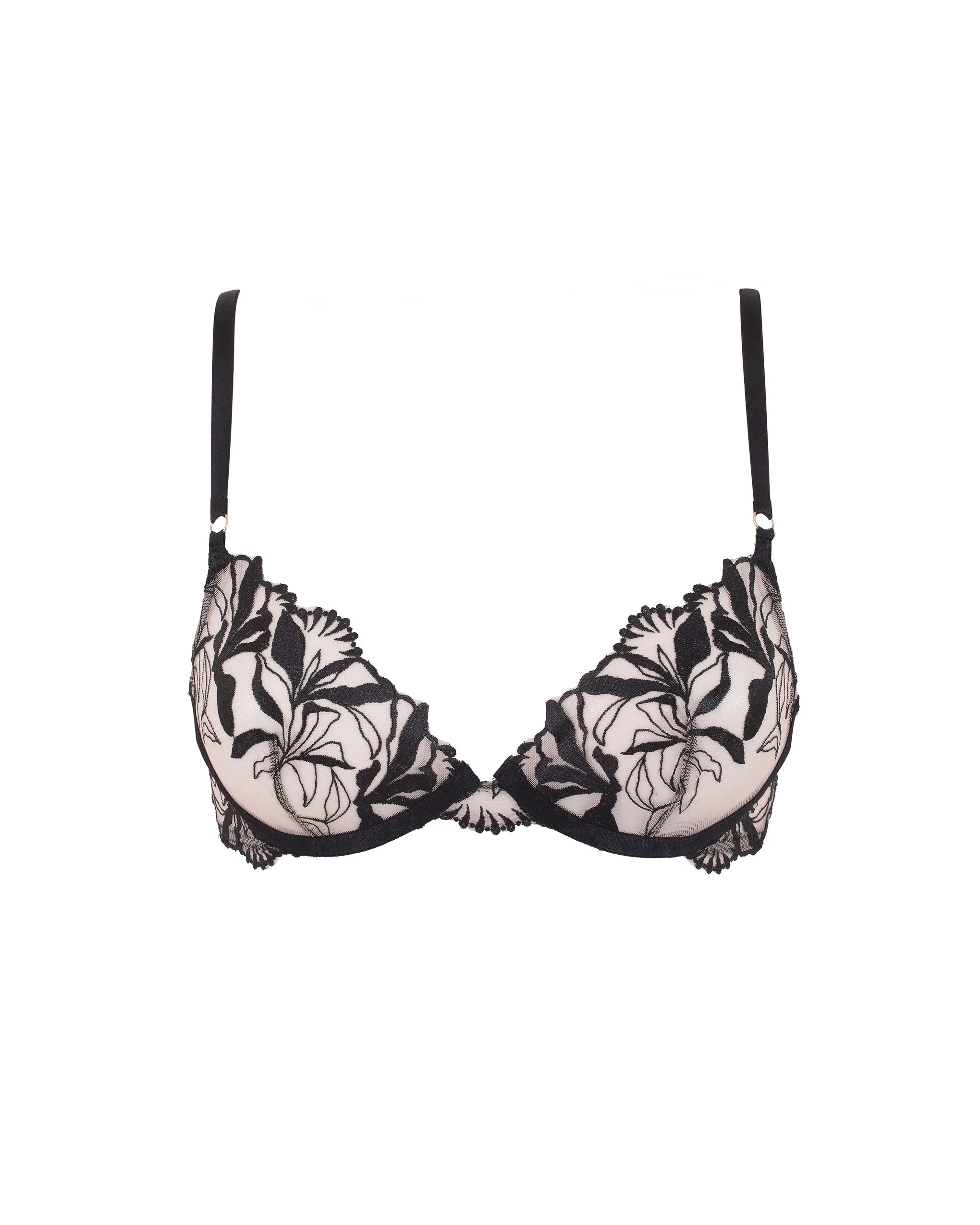 Persephone Bra Sheer/Black