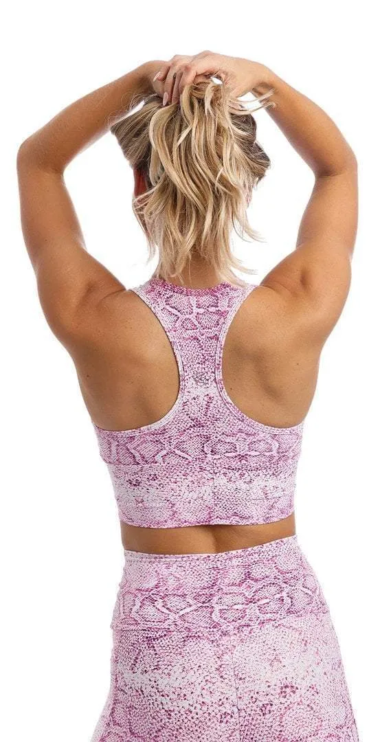 Pink Snake Eco Racer Back Bra