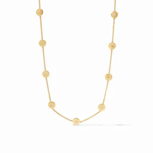 Poppy Delicate Station Necklace in CZ