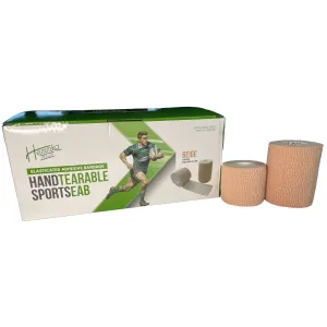 Premium Sports Tearable Tear Light Elastic Adhesive Bandage (EAB) - Professional Grade Beige