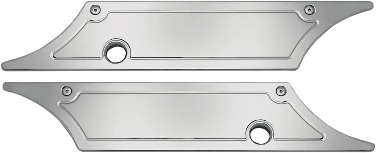 Pro-One Performance PO104710 Saddlebag Latch Covers - Chrome - Smooth