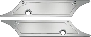 Pro-One Performance PO104710 Saddlebag Latch Covers - Chrome - Smooth