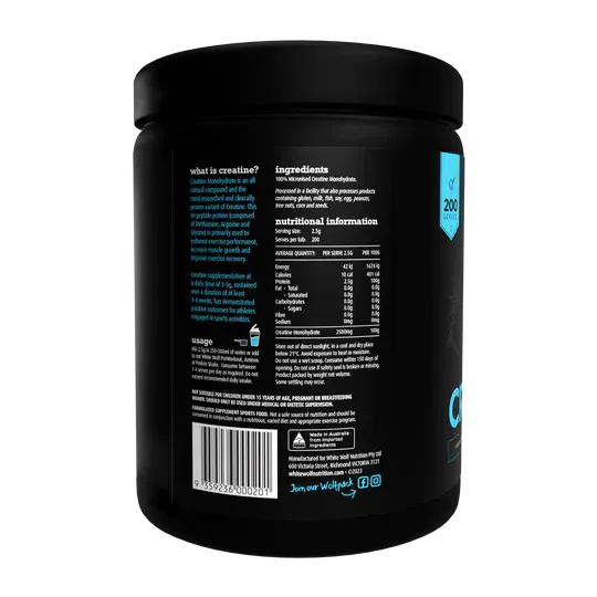 Pure Creatine by White Wolf Nutrition