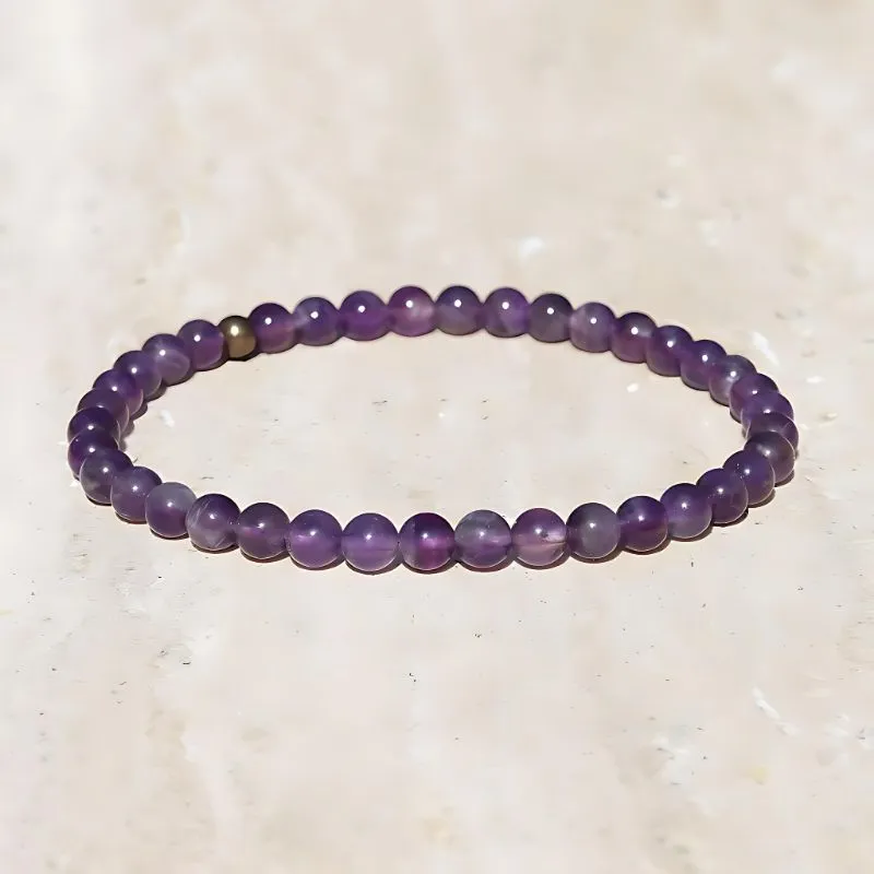 "Healing" Amethyst Delicate Bracelet