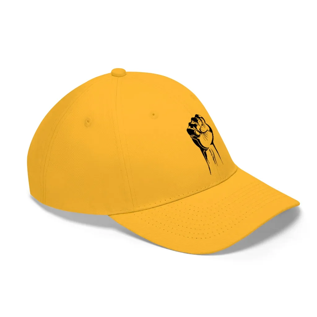 RAISED FIST - Unisex Twill Hat