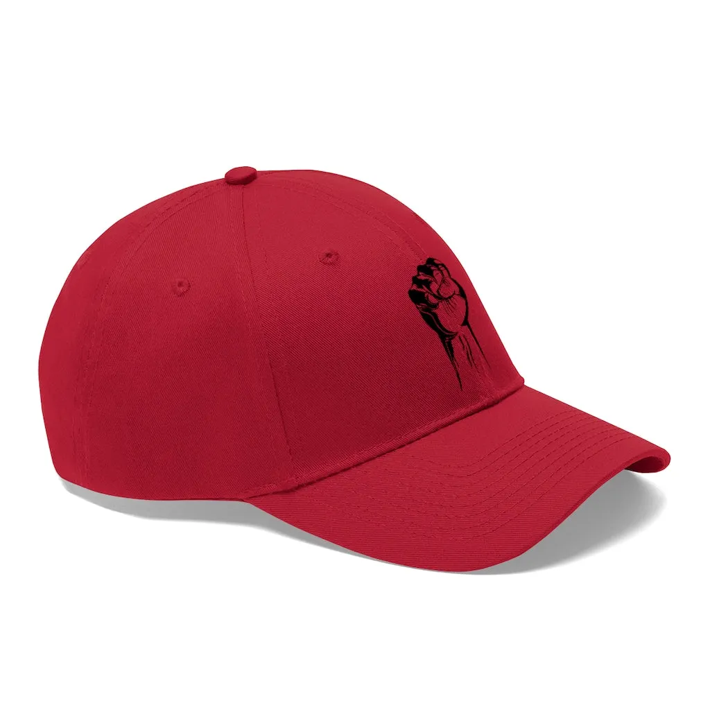 RAISED FIST - Unisex Twill Hat