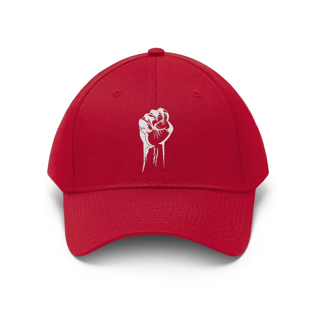 RAISED FIST - Unisex Twill Hat