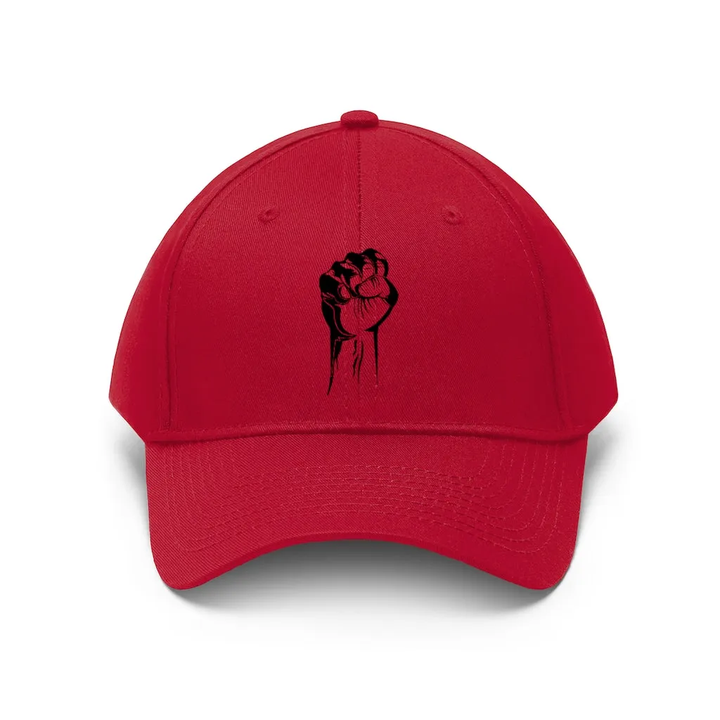 RAISED FIST - Unisex Twill Hat