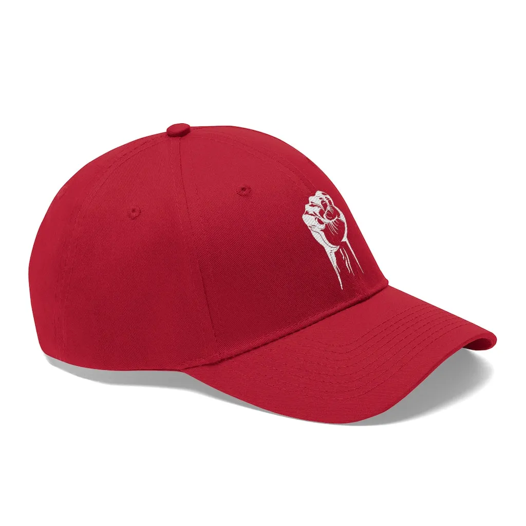 RAISED FIST - Unisex Twill Hat