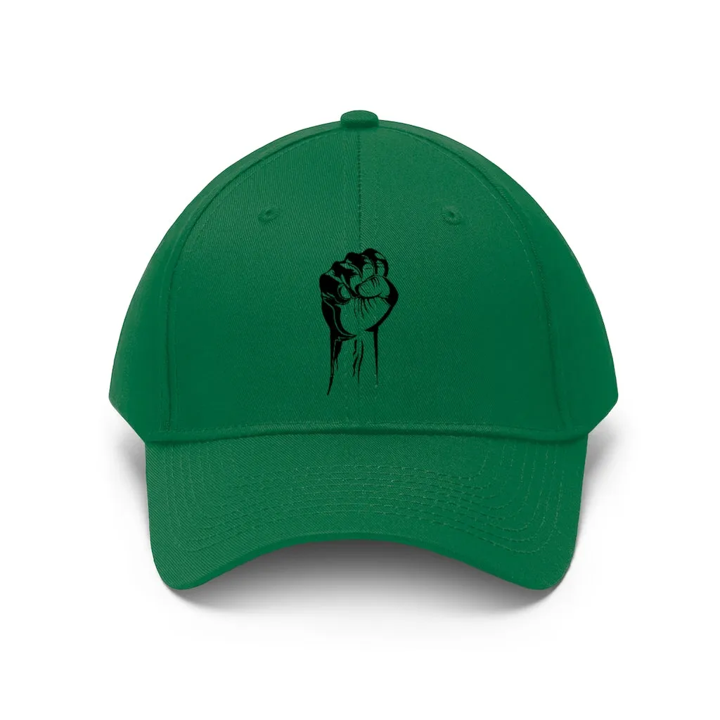 RAISED FIST - Unisex Twill Hat