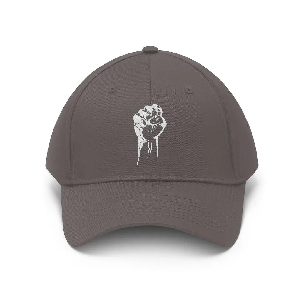 RAISED FIST - Unisex Twill Hat