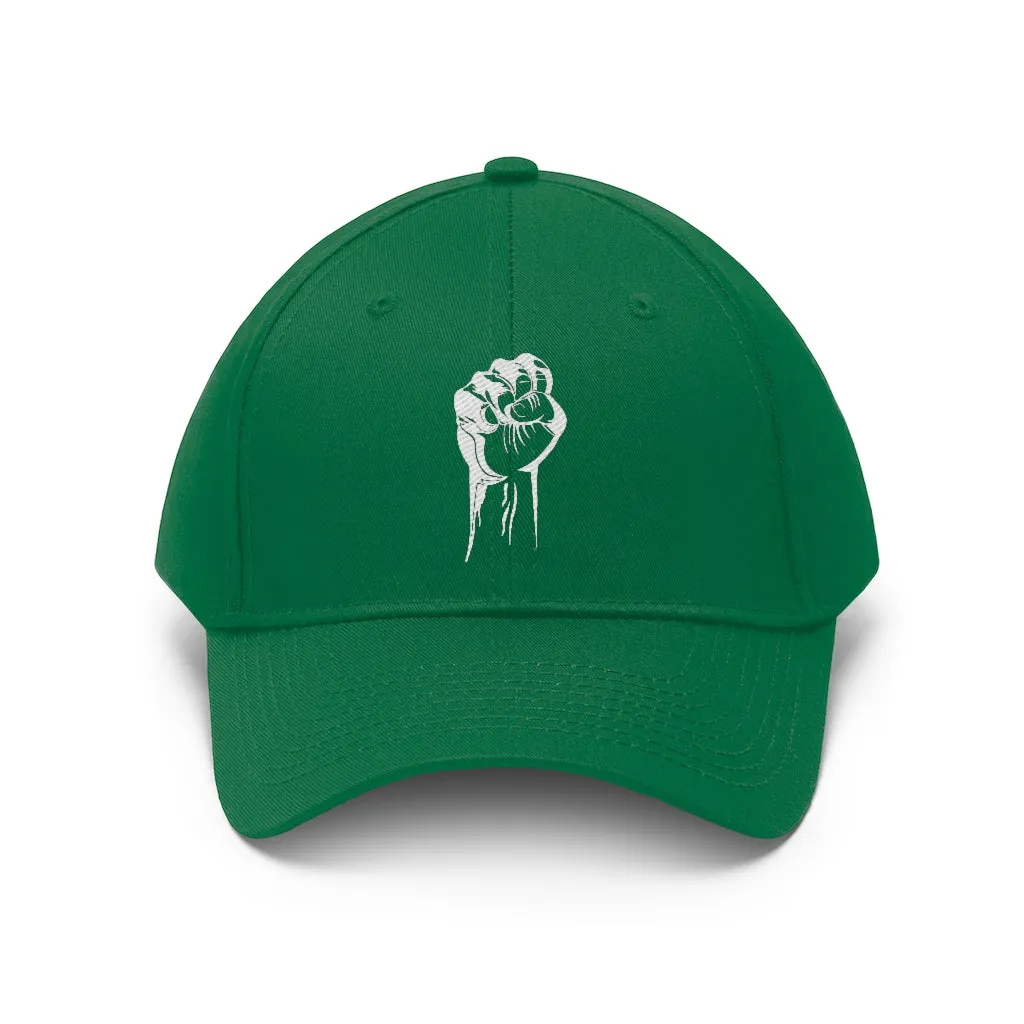 RAISED FIST - Unisex Twill Hat