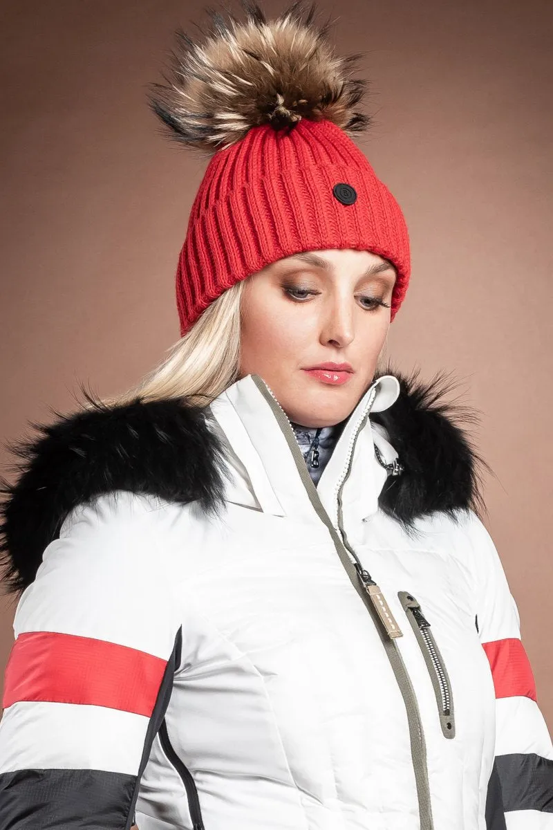 Rania Wool Blend Pom Pom Ski Hat