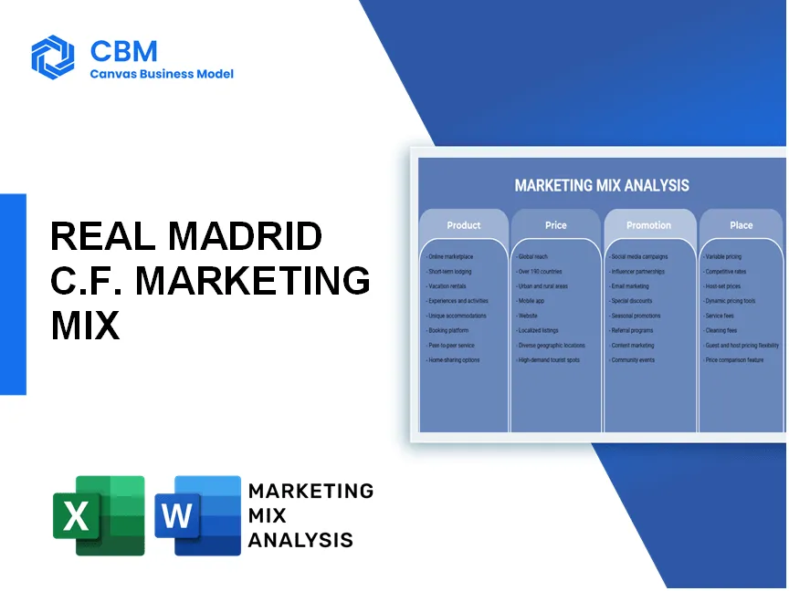 REAL MADRID C.F. MARKETING MIX