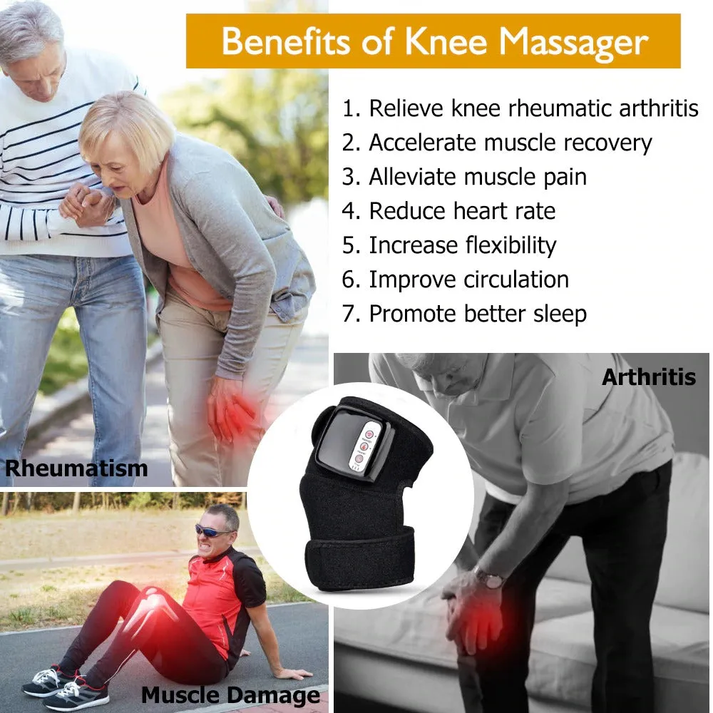 Rechargeable Heated Knee Brace Joint Heat Massager