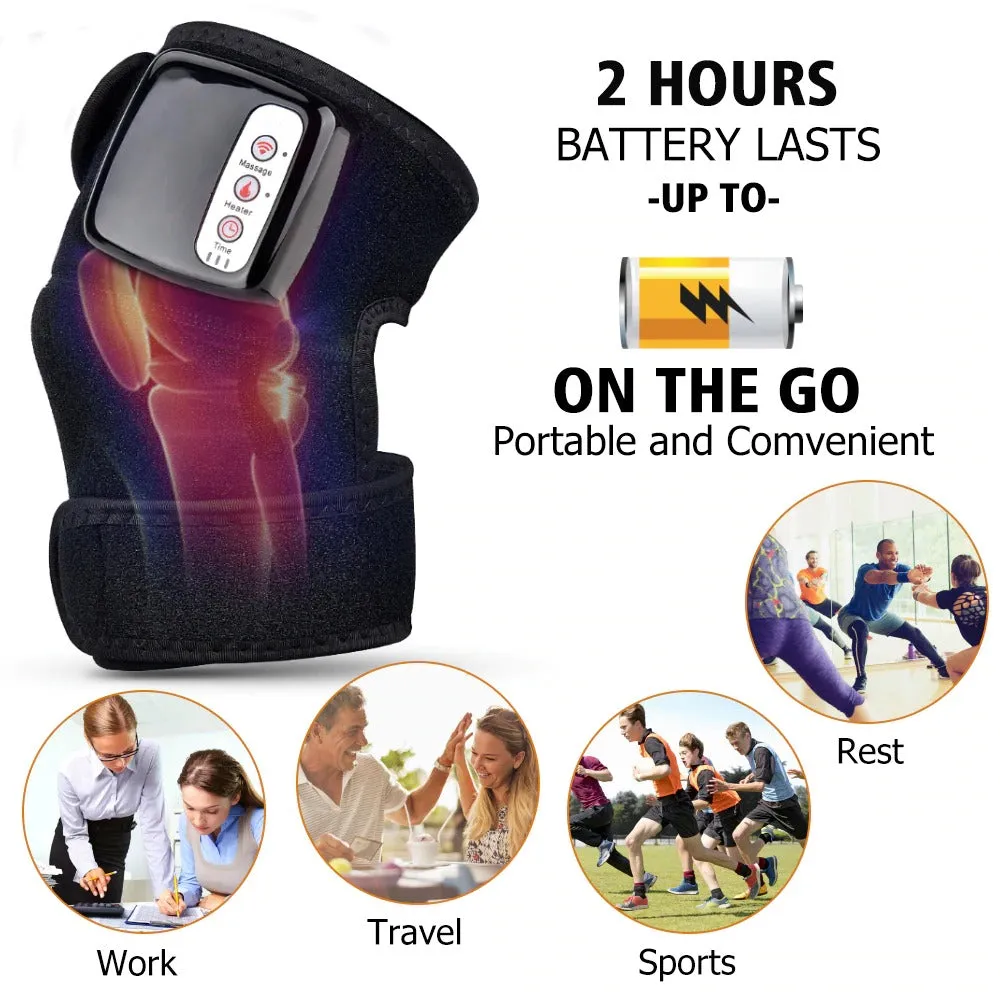 Rechargeable Heated Knee Brace Joint Heat Massager