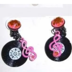 Record Earrings