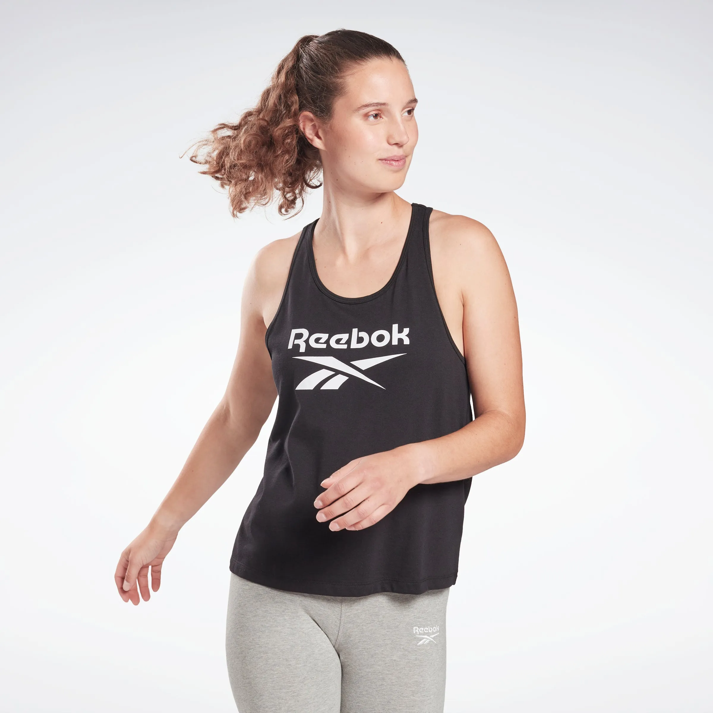 Reebok Apparel Women Reebok Identity Tank Top Black