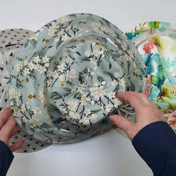 Reversible Wide Brim Sun Hat, sewing pattern and instructions, digital format
