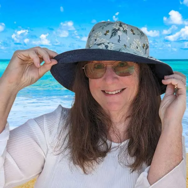 Reversible Wide Brim Sun Hat, sewing pattern and instructions, digital format