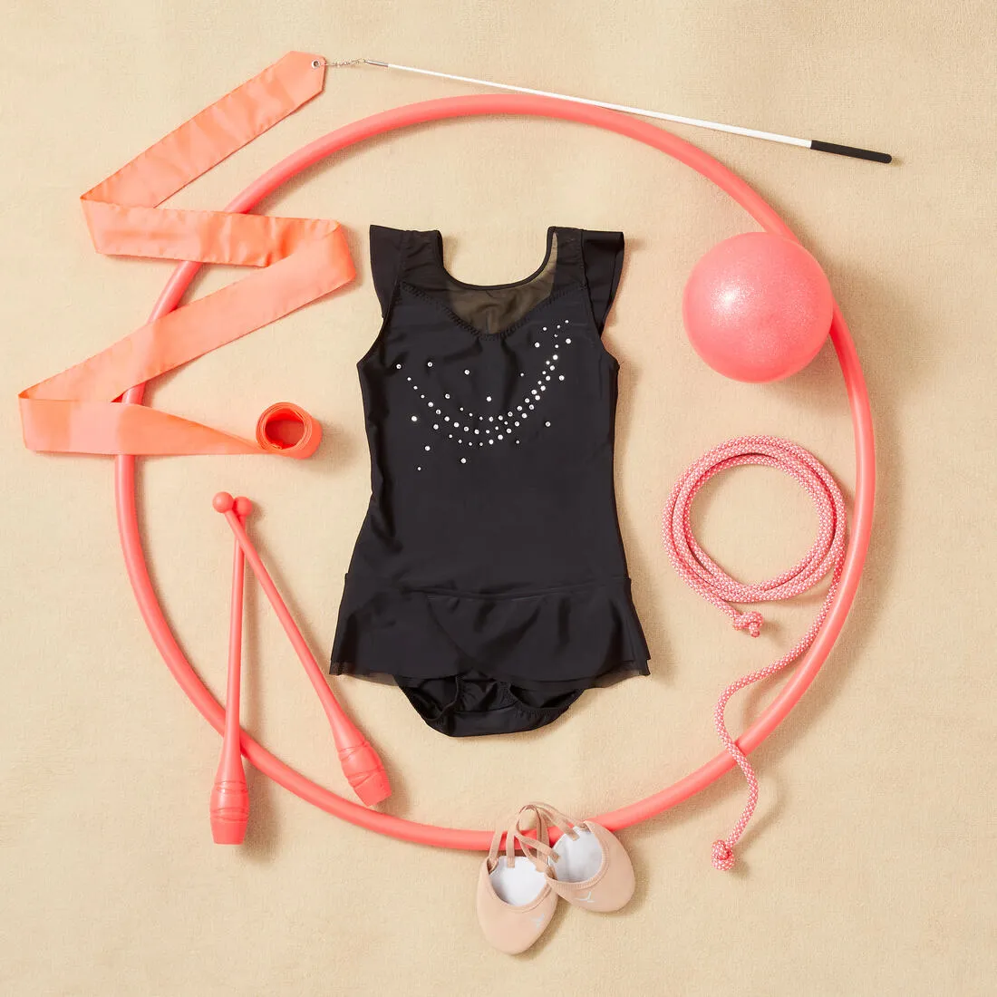 Rhythmic Gymnastics 75 cm Hoop - Pink