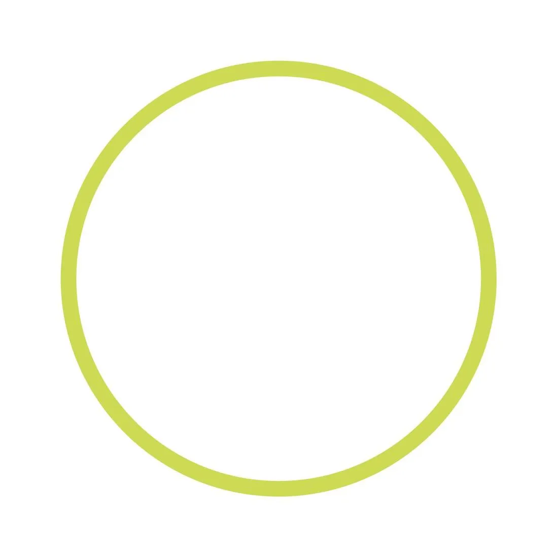 Rhythmic Gymnastics Hoop 50 cm - Green