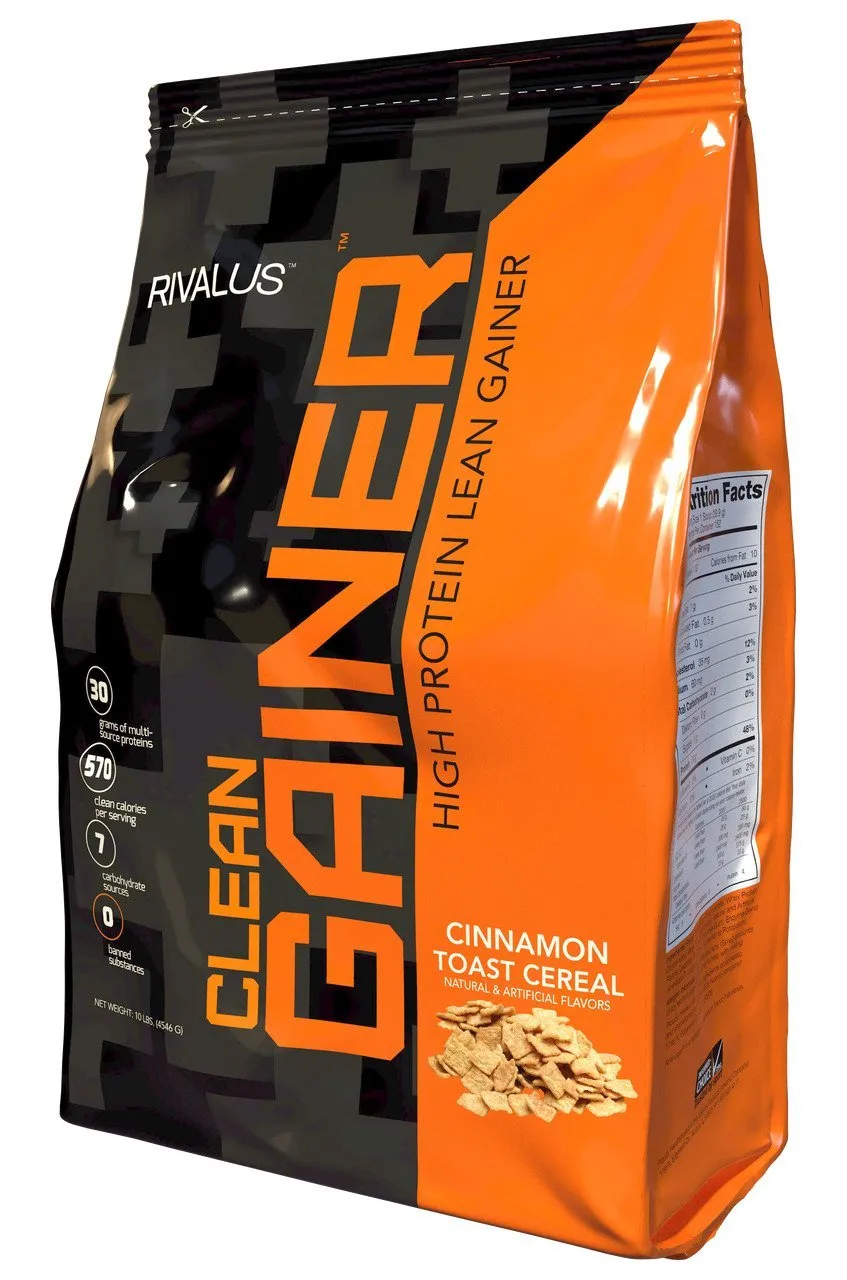 Rivalus Clean Gainer Protein Powder - Cinnamon Toast Cereal